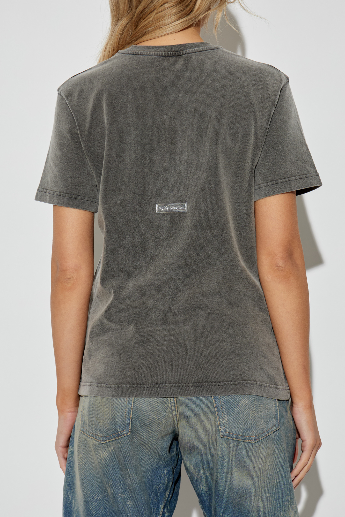 Tシャツ・カットソー Acne Studios T-Shirt M L Grey T-shirt with logo Acne Studios - Vitkac GB